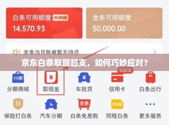 京东白条取现超支,如何巧妙应对? 京东白条取现超支,如何巧妙应对?