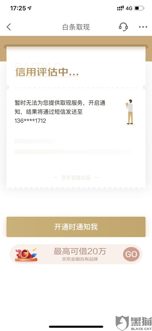 京东白条取现功能失效,用户遭遇困境 京东白条取现功能失效,用户遭遇困境