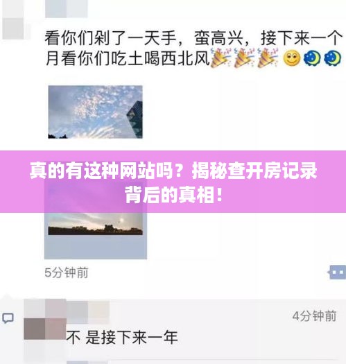 真的有这种网站吗?揭秘查开房记录背后的真相! 真的有这种网站吗?揭秘查开房记录背后的真相!
