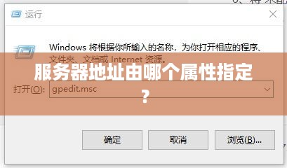 服务器地址由哪个属性指定？