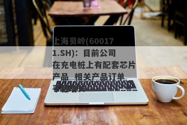 上海贝岭(600171.SH)：目前公司在充电桩上有配套芯片产品 相关产品订单平稳增长