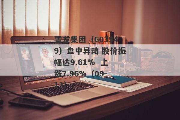 雪龙集团（603949）盘中异动 股价振幅达9.61% 上涨7.96%（09-13）