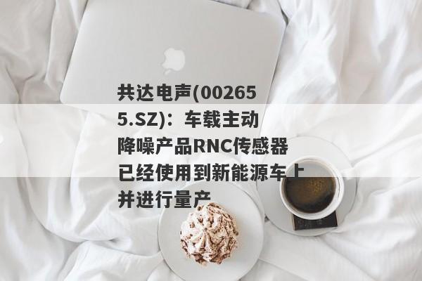 共达电声(002655.SZ)：车载主动降噪产品RNC传感器已经使用到新能源车上并进行量产