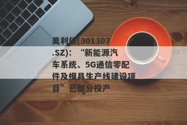 美利信(301307.SZ)：“新能源汽车系统、5G通信零配件及模具生产线建设项目”已部分投产